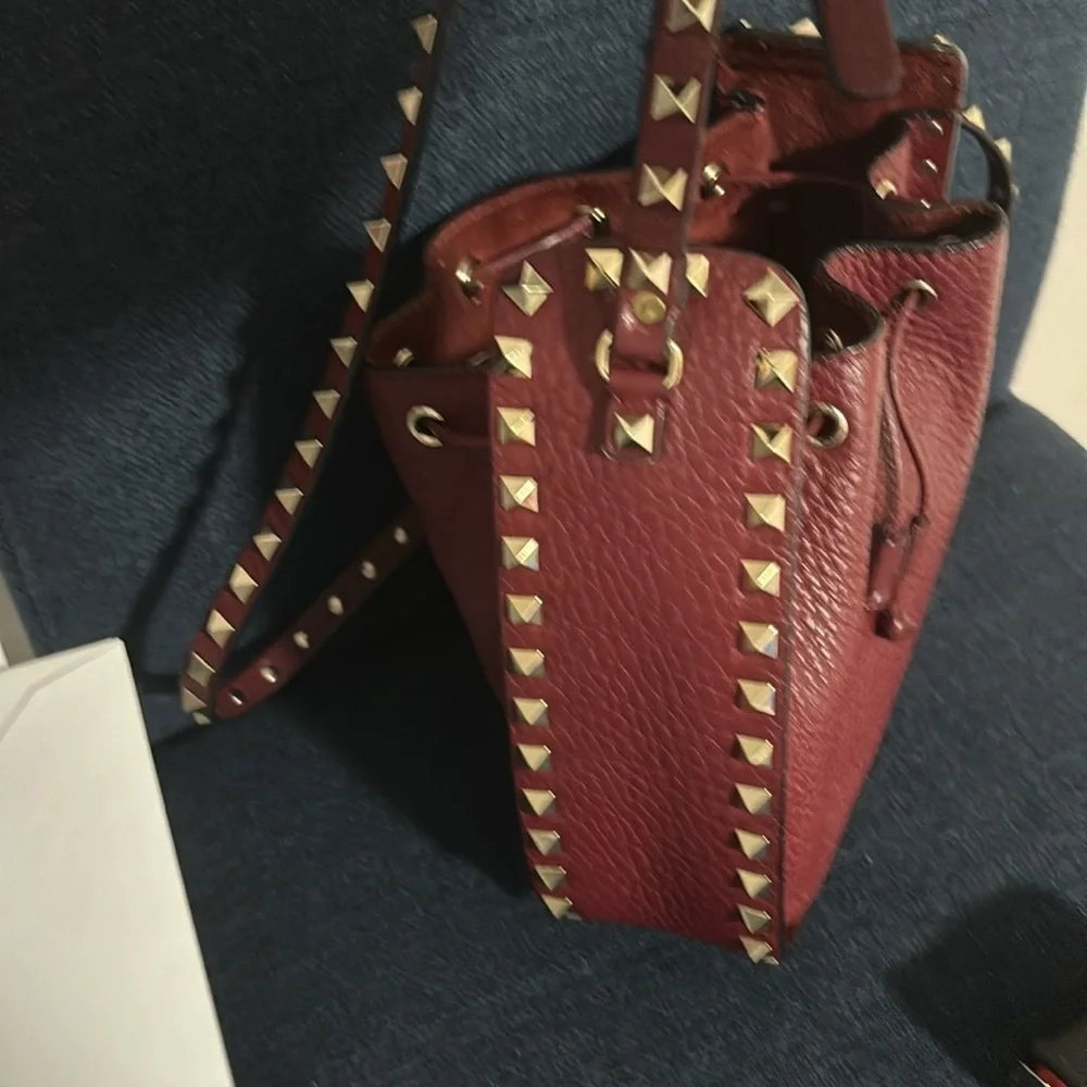 Valentino small rockstud drawsting bag - Picture 6 of 9